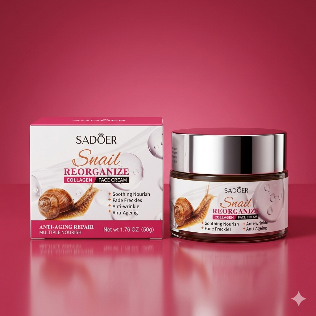 : SADOER Snail Reorganize Collagen Face Cream - 50g