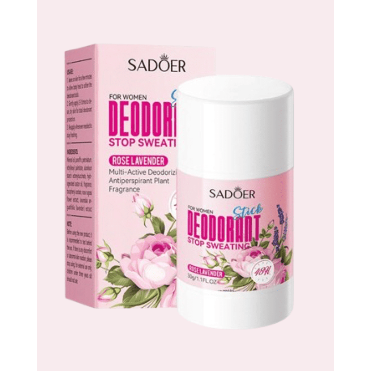 SADOER Stick Deodorant 30g-Rose Lavender