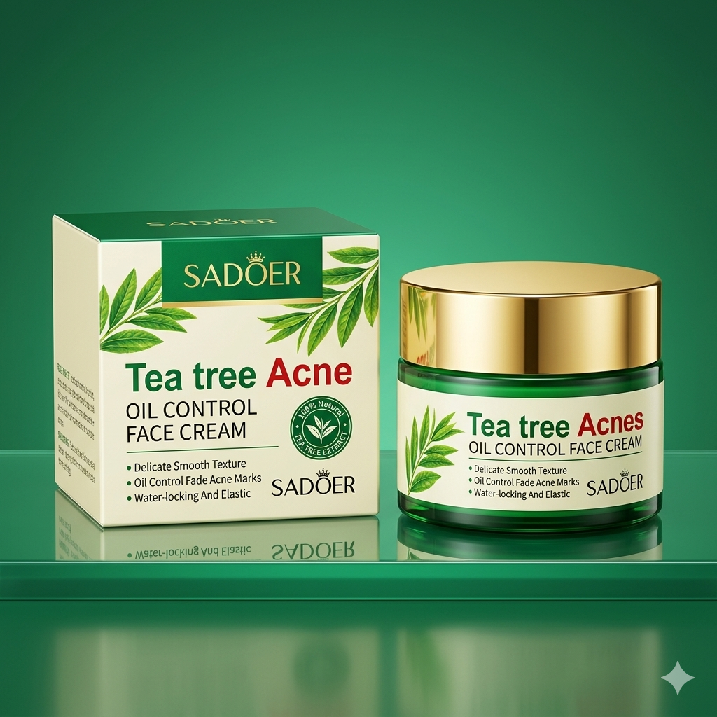 SADOER Tea Tree Acne Oil Control Face Cream