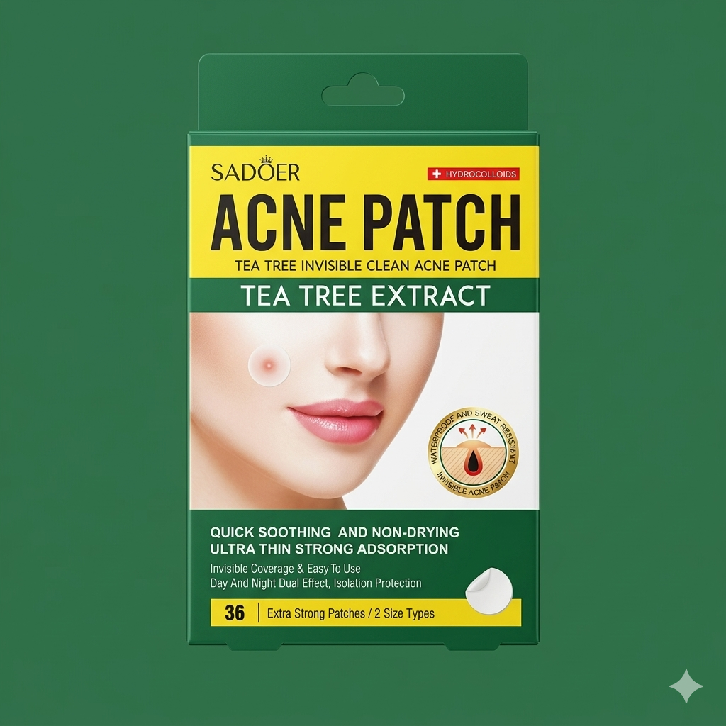 SADOER Tea Tree Invisible Clean Acne Patch (36 Count)