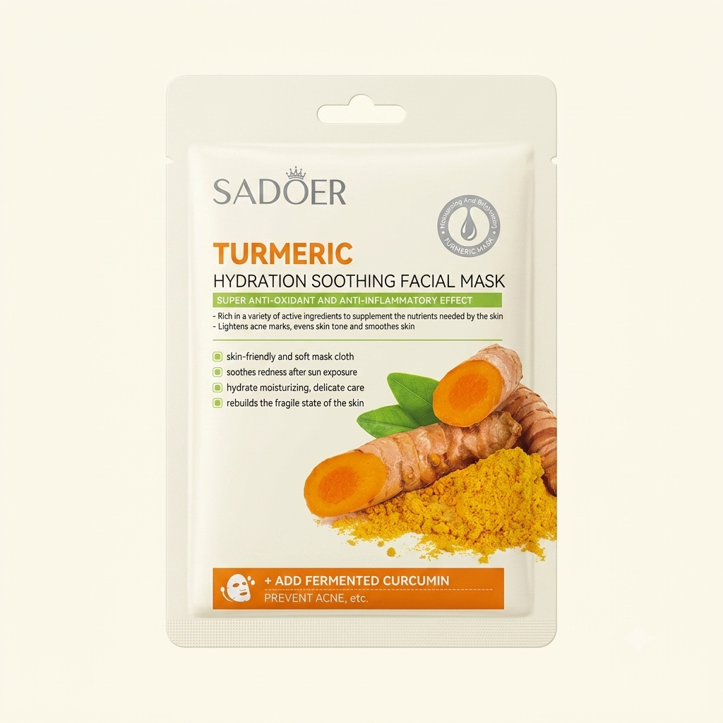 SADOER Turmeric Hydration Soothing Facial Mask