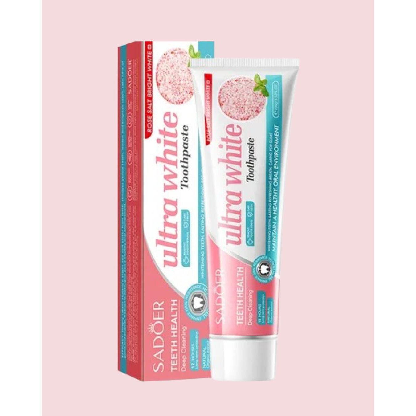 SADOER Ultra White Toothpaste 100g-Rose