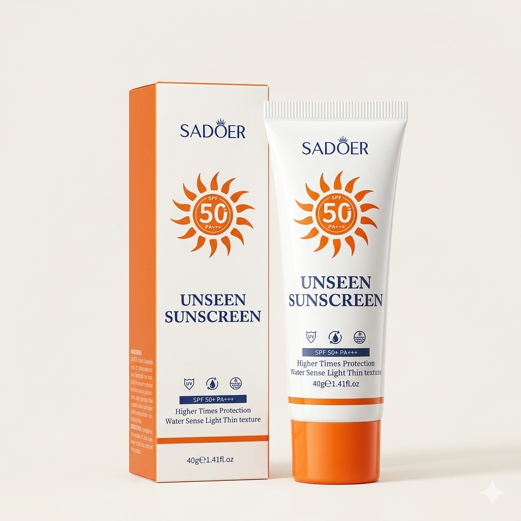 SADOER Unseen Sunscreen SPF 50+ PA+++ (40g)