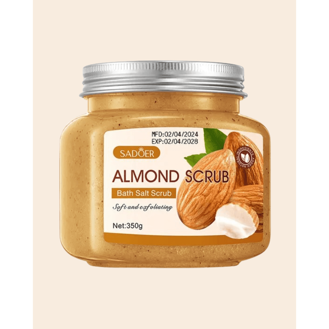 SADOER Almond Bath Salt Scrub 350g