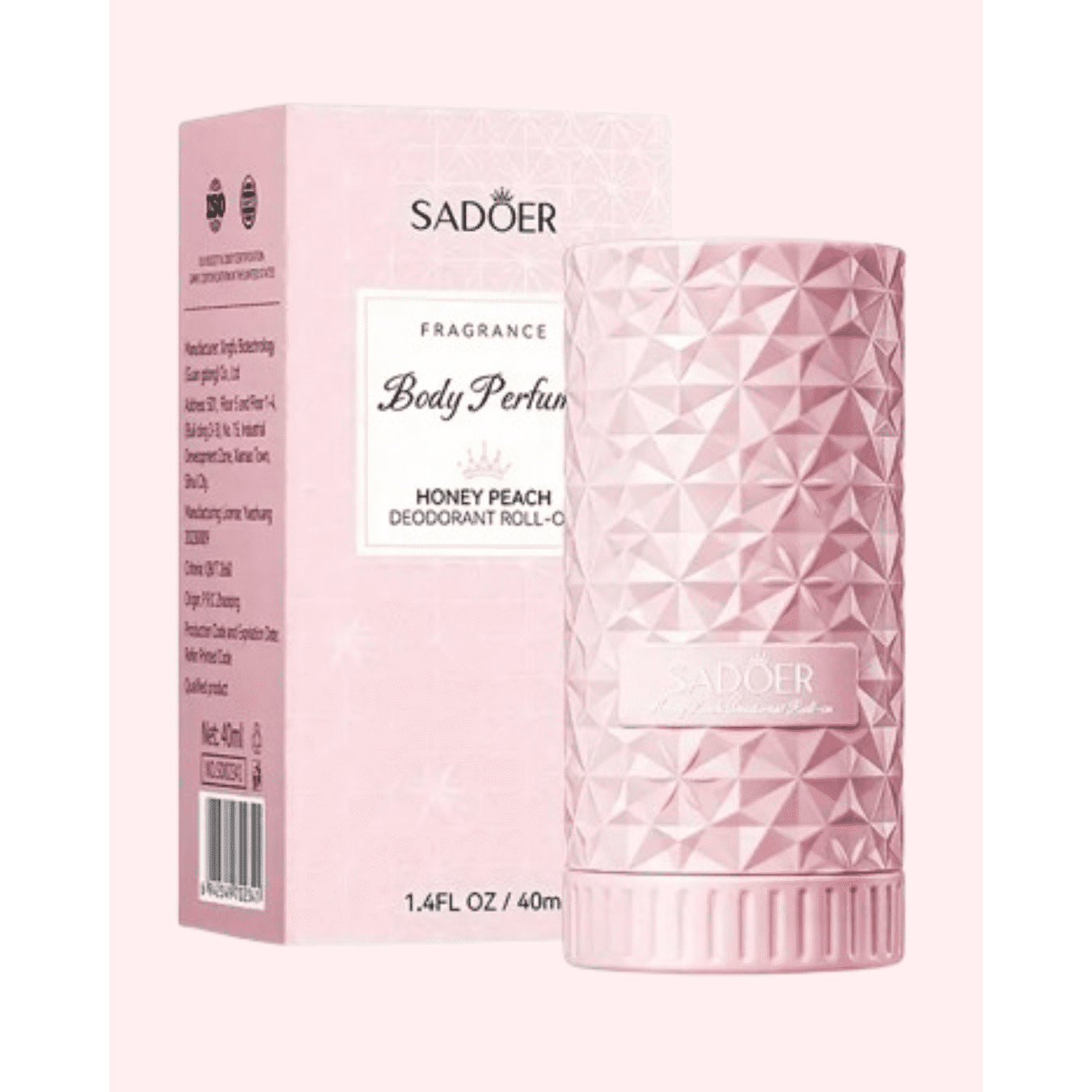 SADOER Body Perfume Deodorant 40ml-Honey Peach