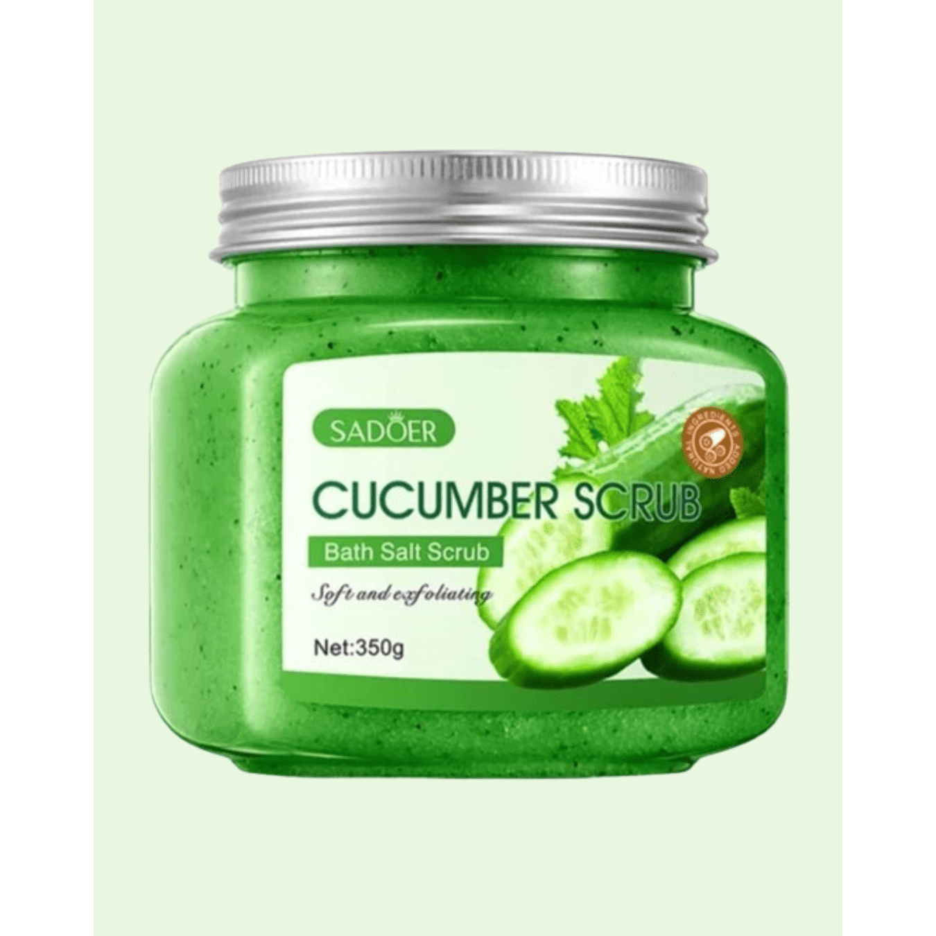 SADOER Cucumber Bath Salt Scrub 350g