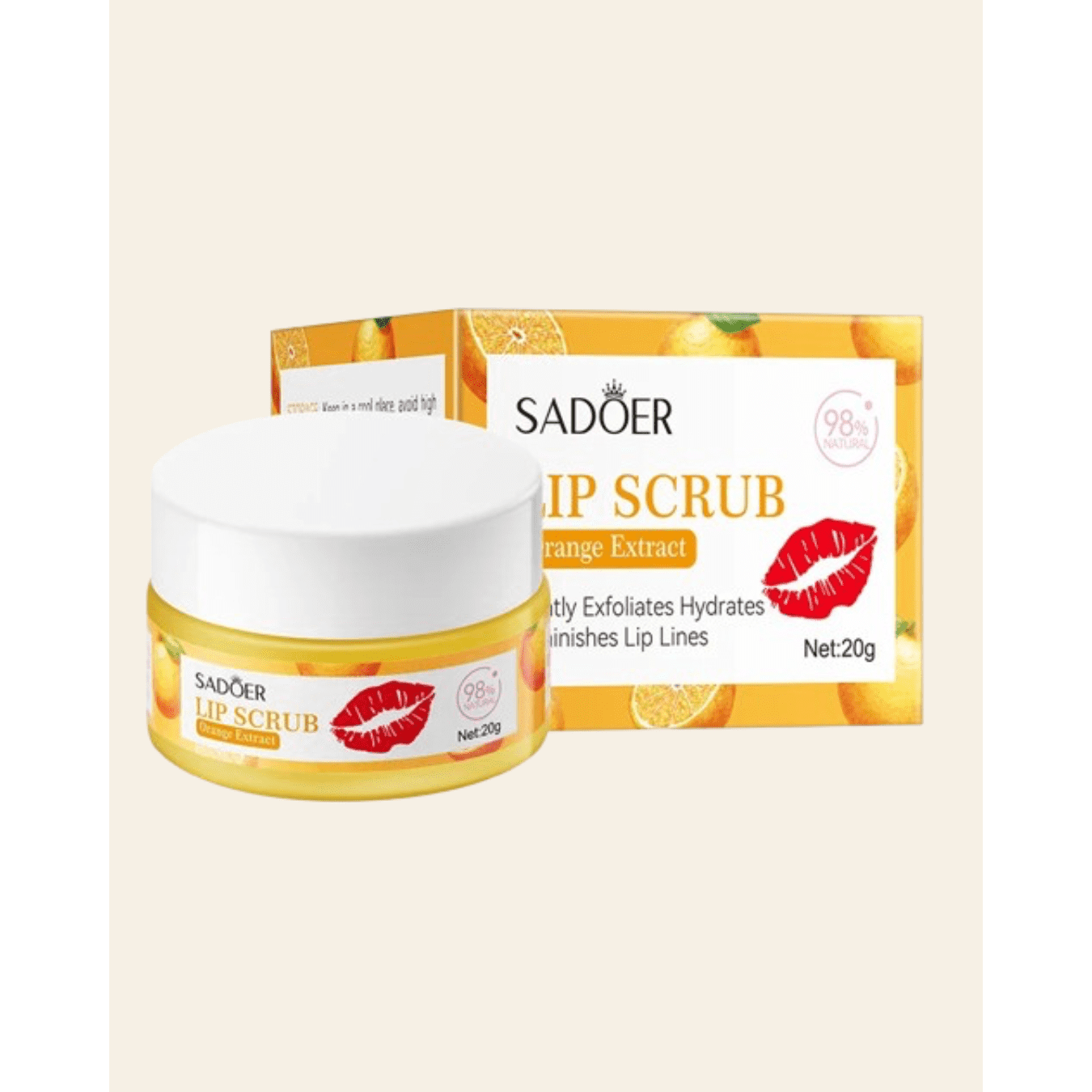 SADOER Lip Scrub 20g Orange