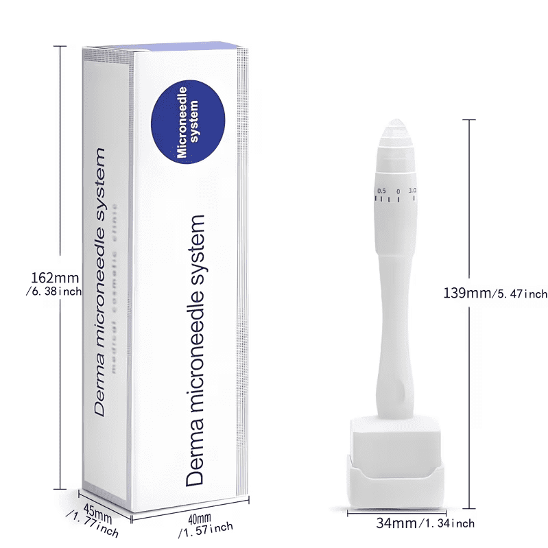 Derma Microneedle System – Adjustable Microneedling Pen (0.5–3.0mm)