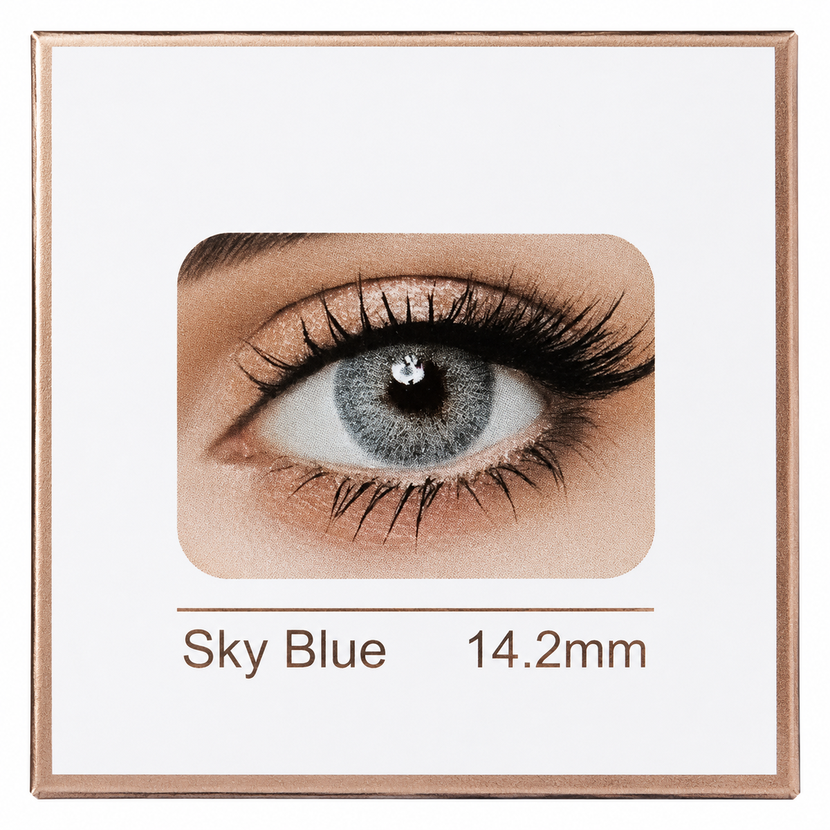 Sky Blue Colored SOFT Contact Lenses – 14.2 mm 38% Water Content