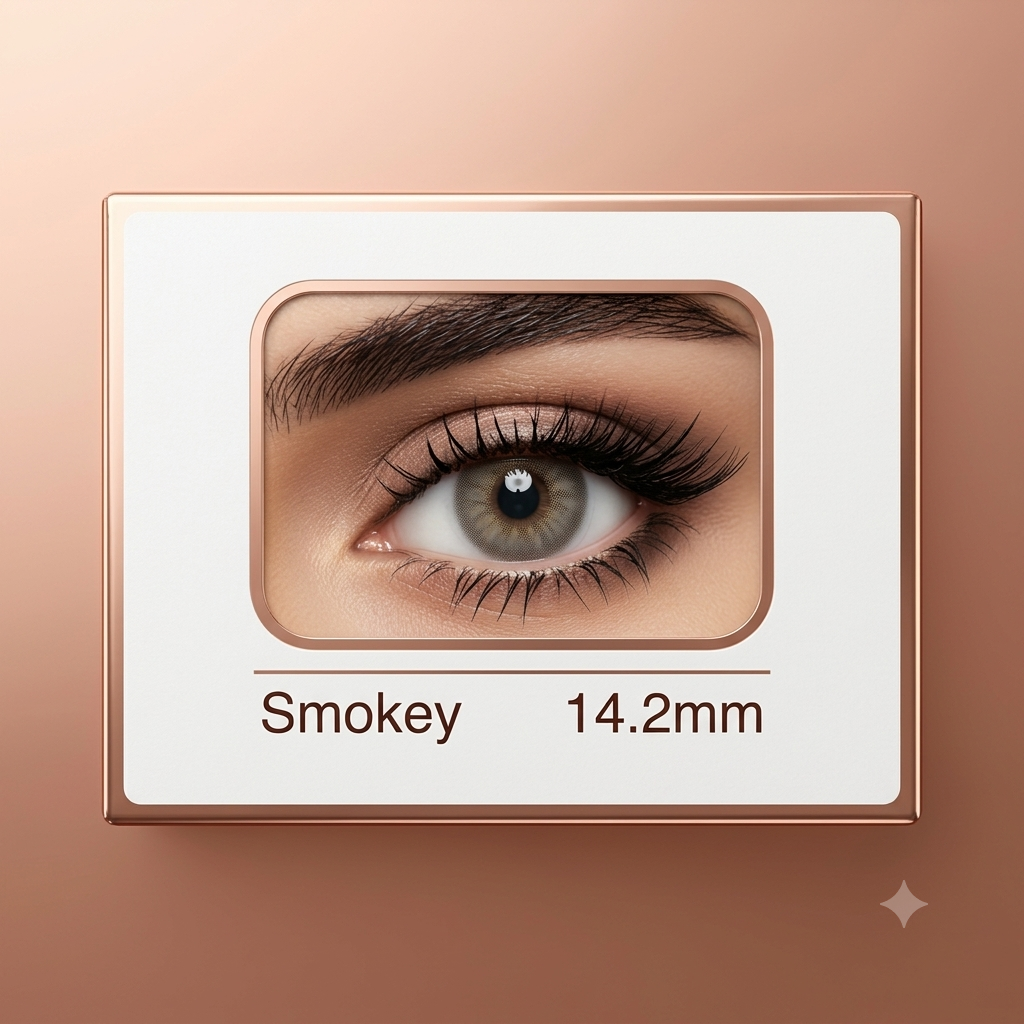 Smokey Colored SOFT Contact Lenses – 14.2 mm 38% Water Content