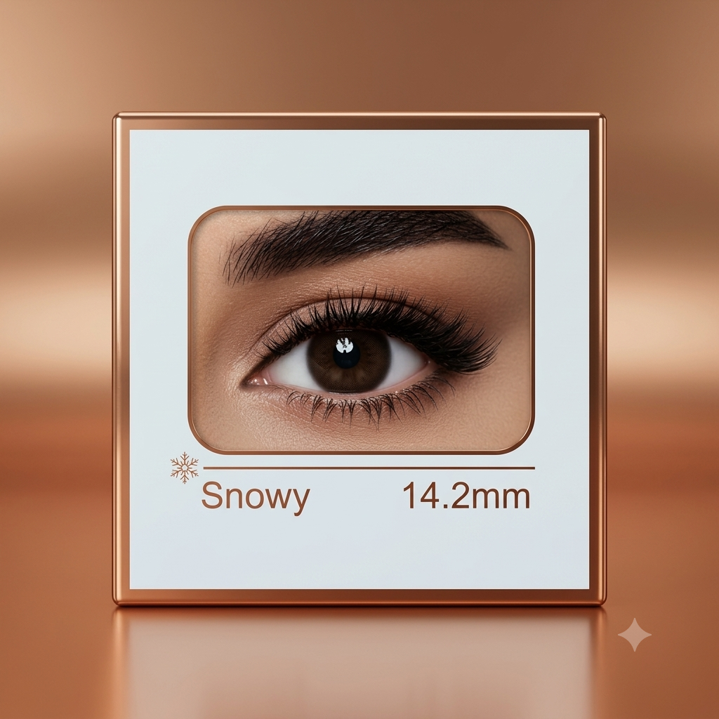 Snowy Colored SOFT Contact Lenses – 14.2 mm 38% Water Content