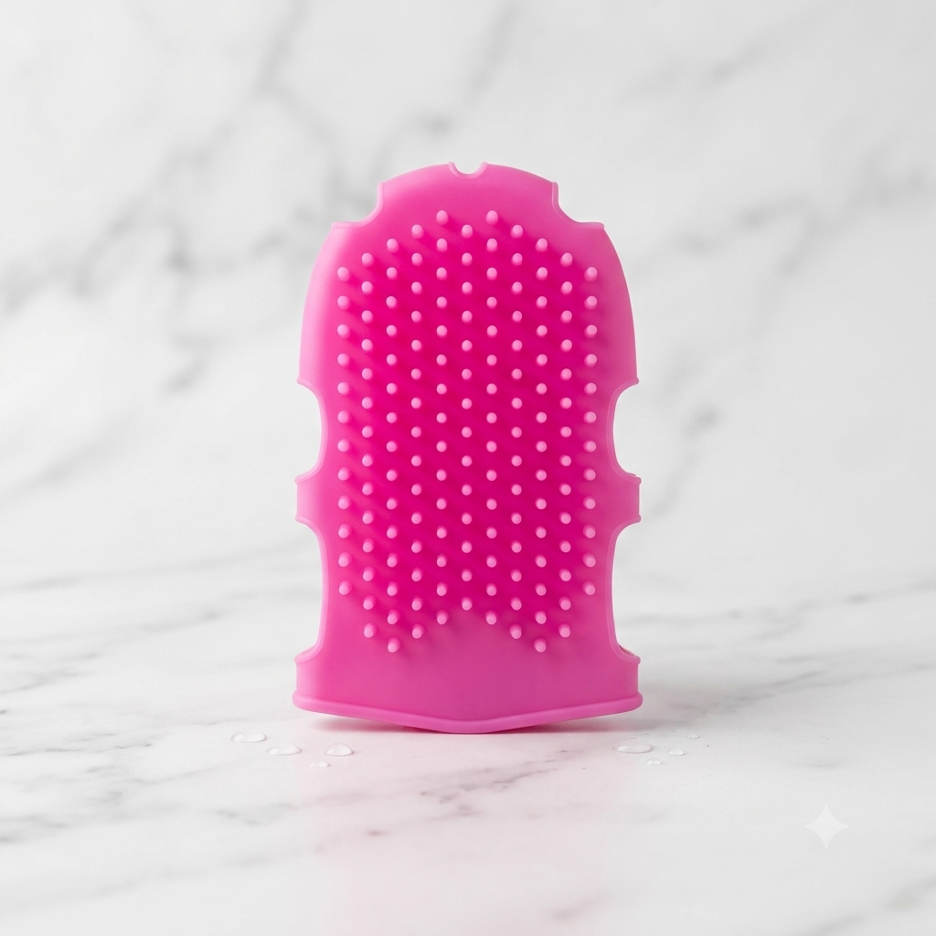 Sweet beauty Silicone meridian brush (green , white , purple, pink) - product image 2