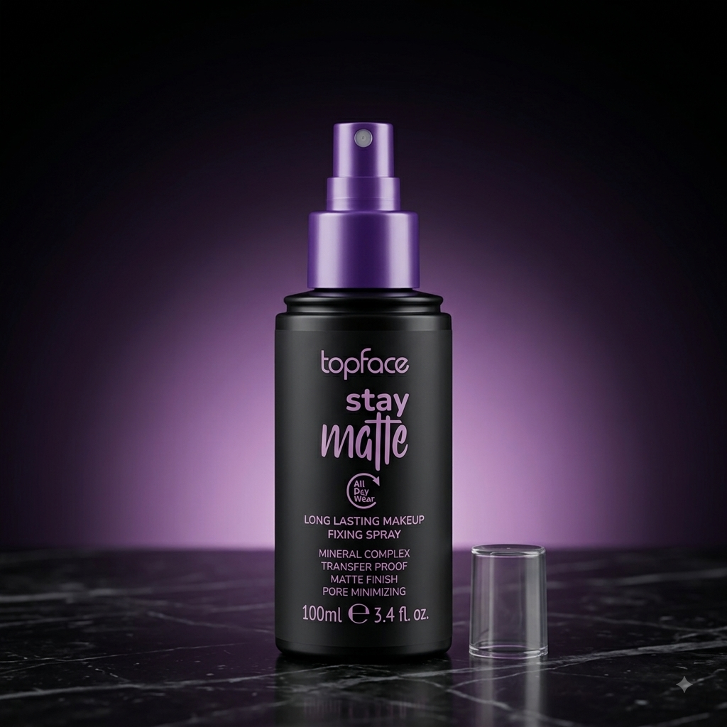 Topface Stay Matte All Day Wear Long Lasting Makeup Fixing Spray (100ml / 3.4 fl. oz.)