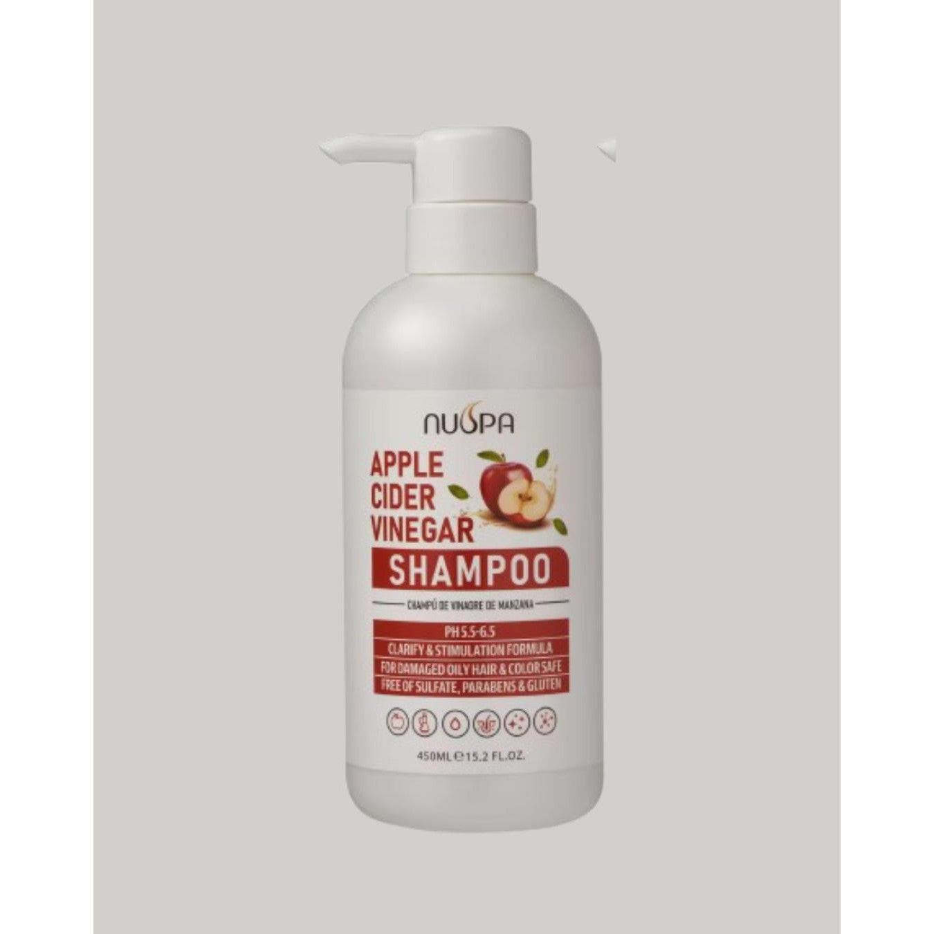 شامبو خل التفاح من نوسبا 450 مل