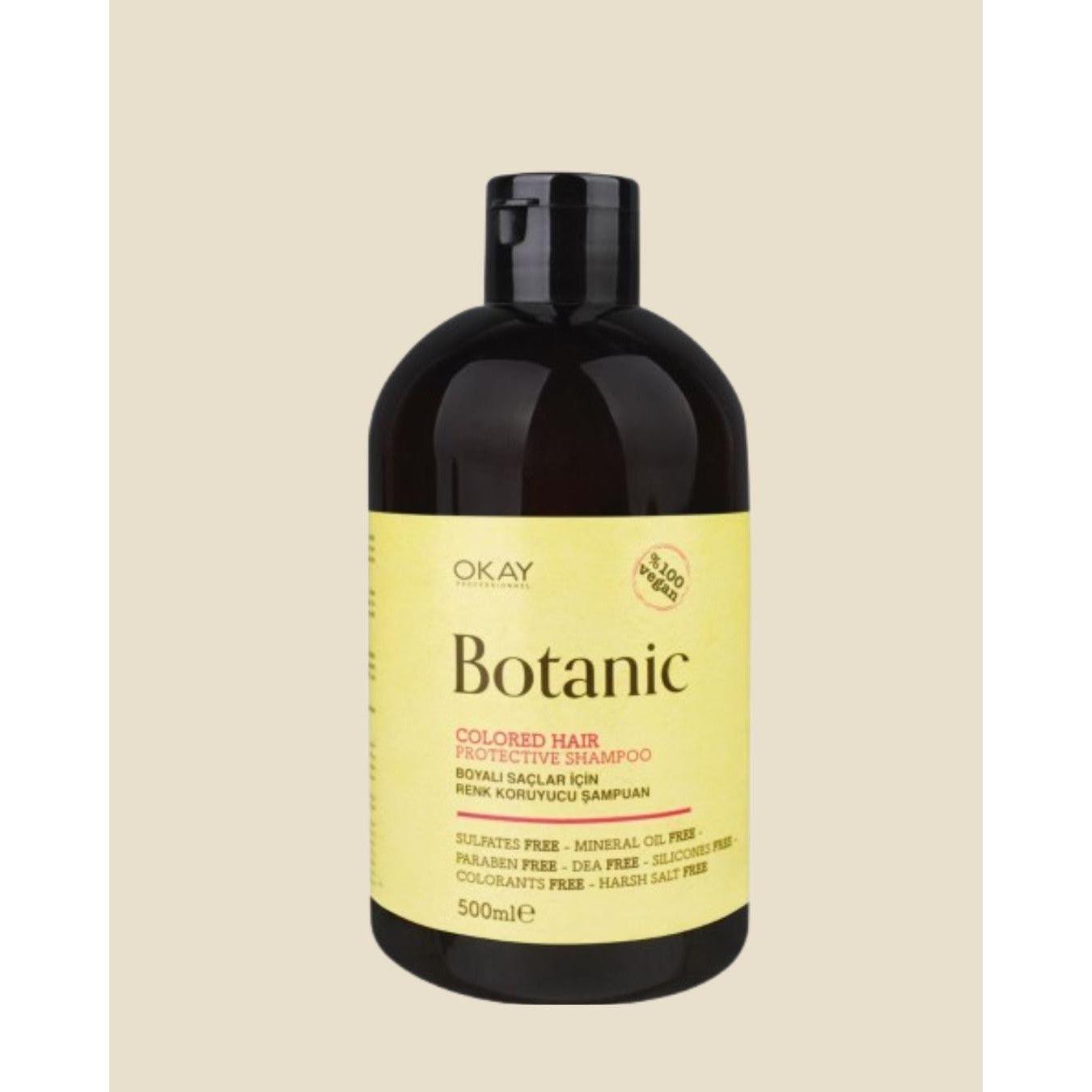 شامبو أوكي بوتانيك لحماية الشعر المصبوغ ٥٠٠ مل