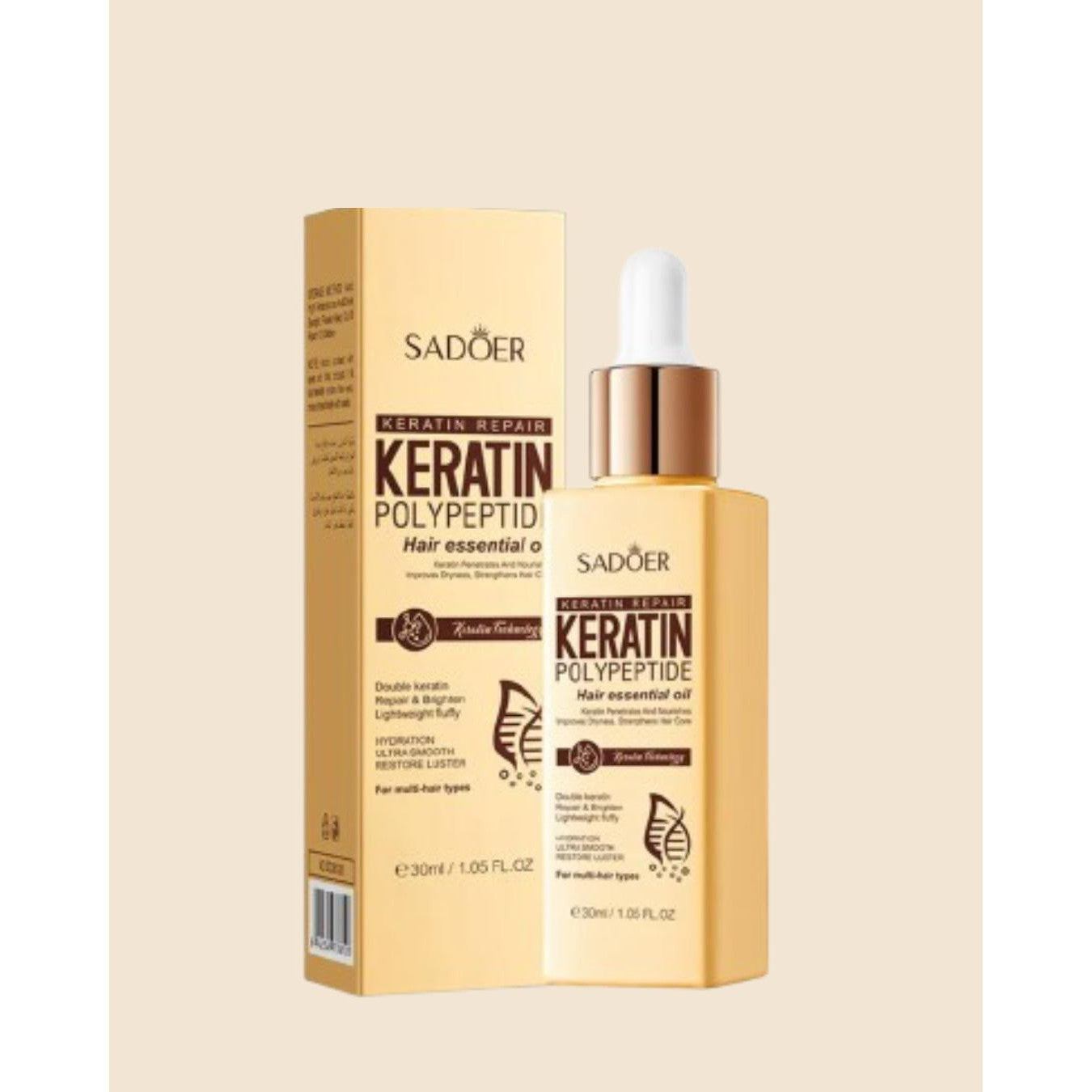 زيت الكيراتين للشعر من سادور، 30 مل