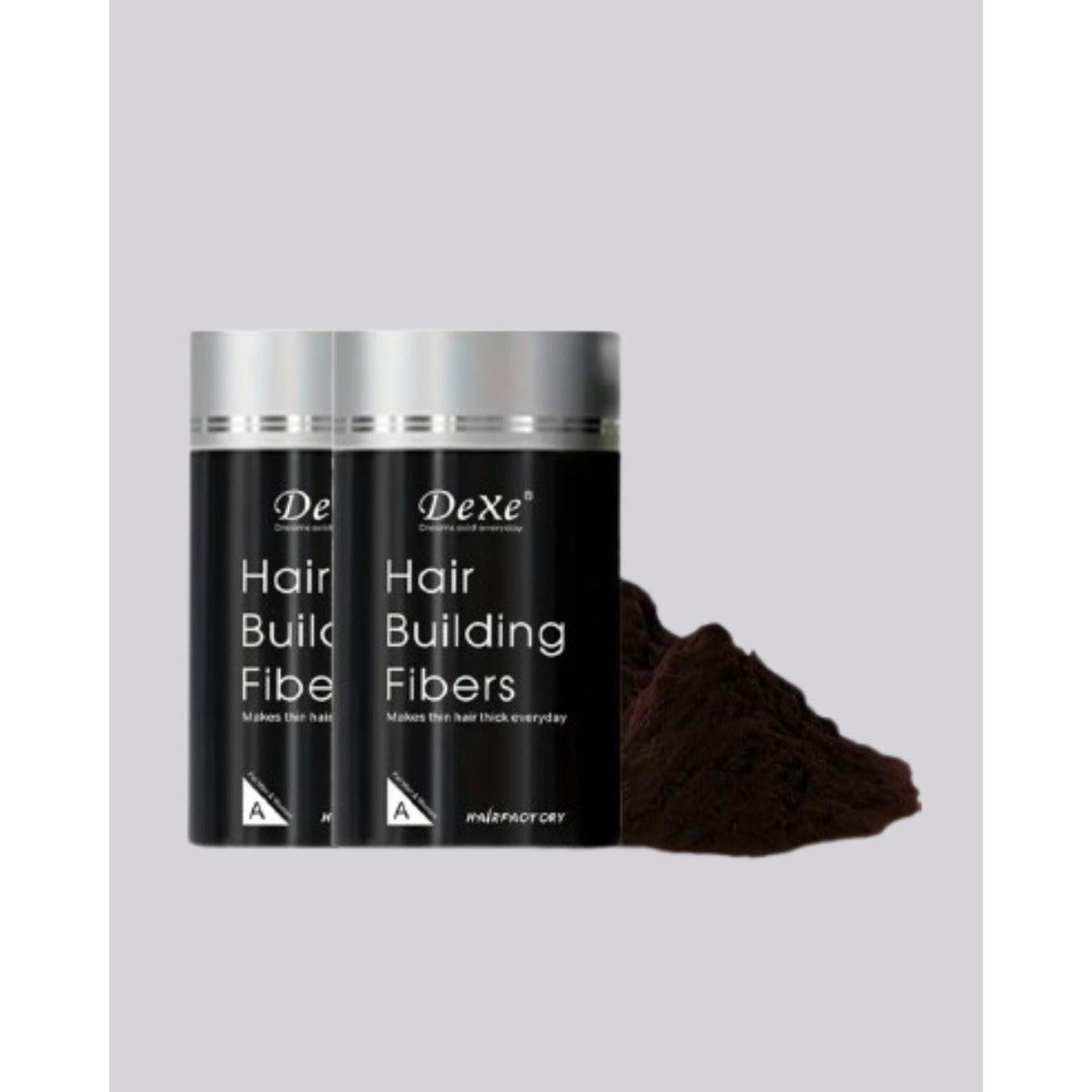 Dexe hair building fibers-dark brown 22g