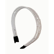 Three Layer White Pearl Headbands