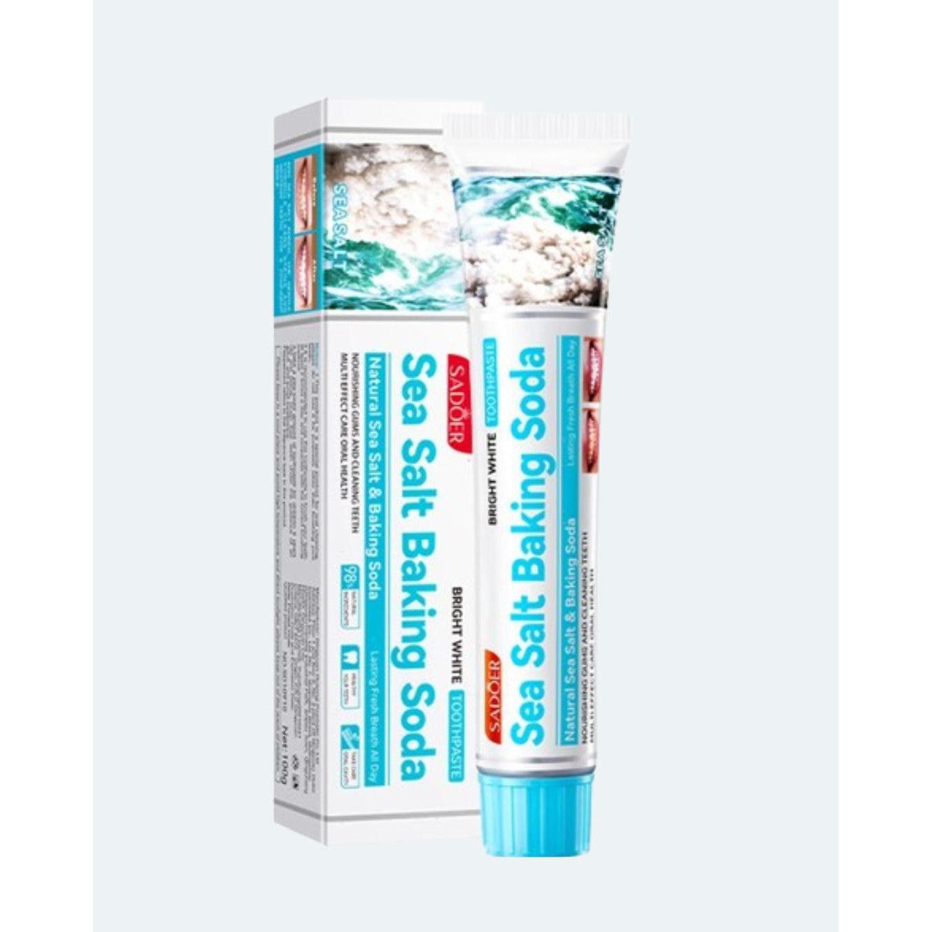 معجون أسنان سادور بملح البحر وصودا الخبز 100 جم