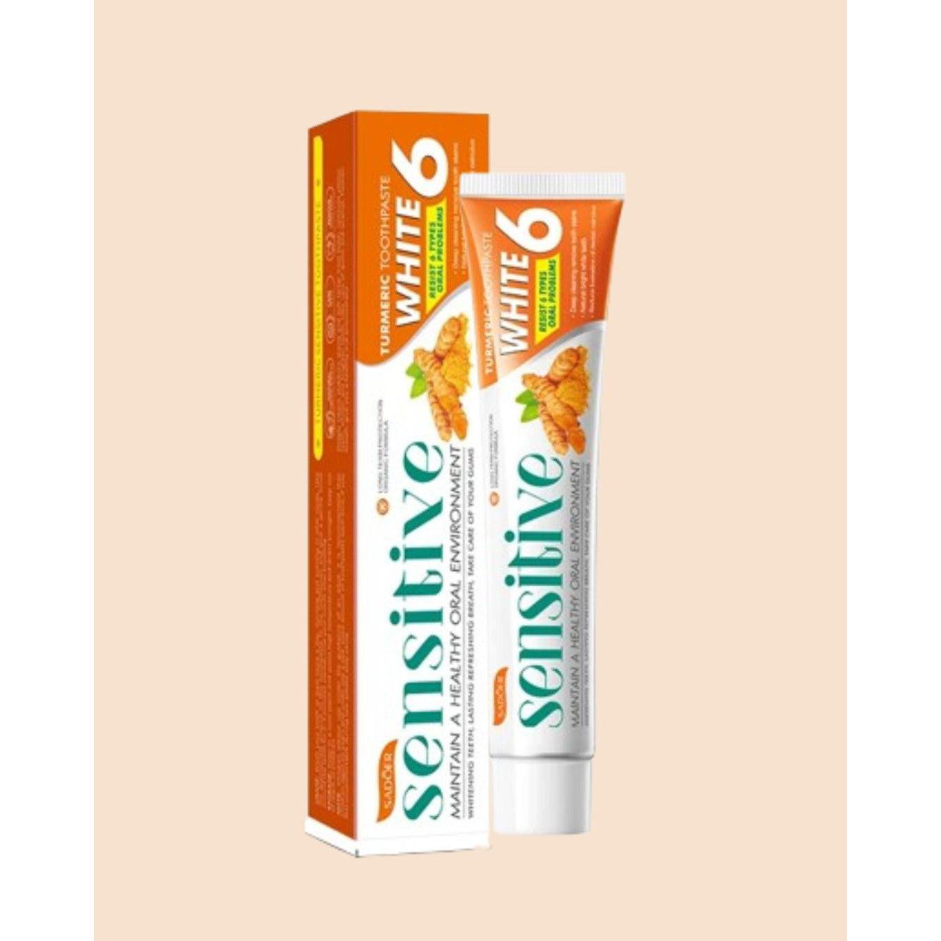 معجون أسنان سادور الحساس بالكركم 100 جرام