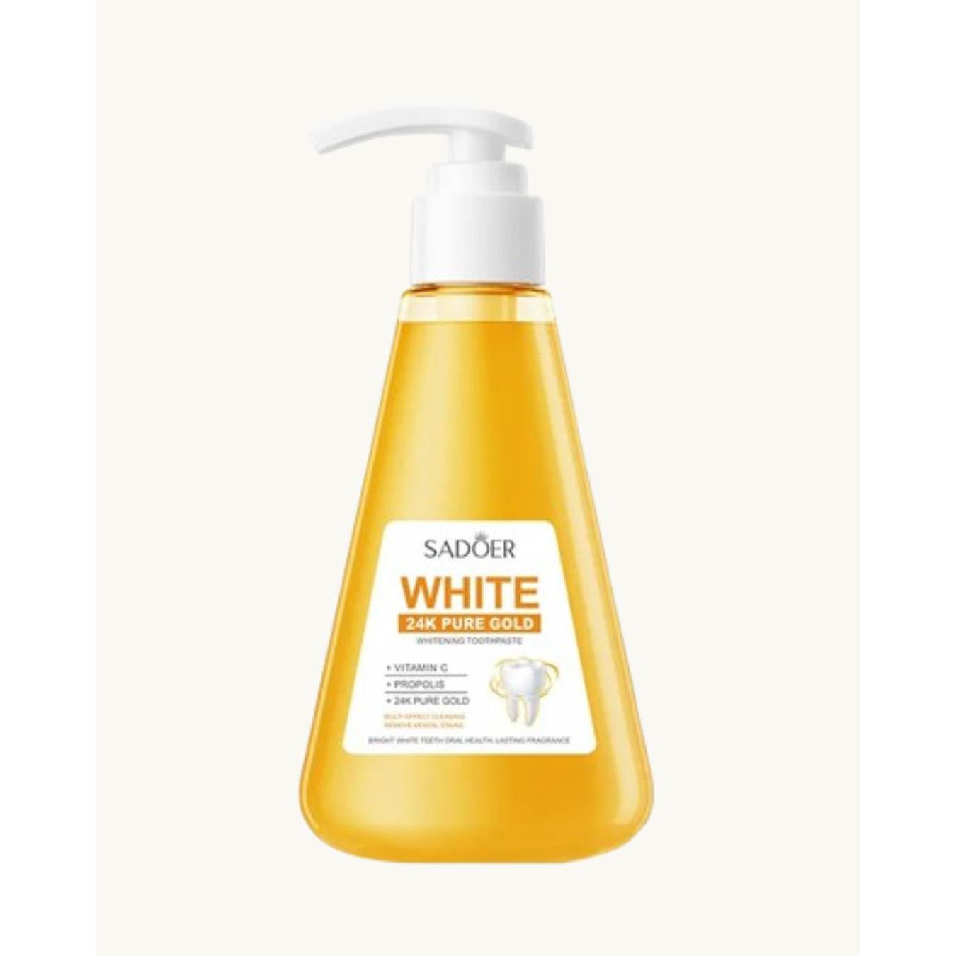 SADOER White 24K pure Gold Toothpaste 220ml